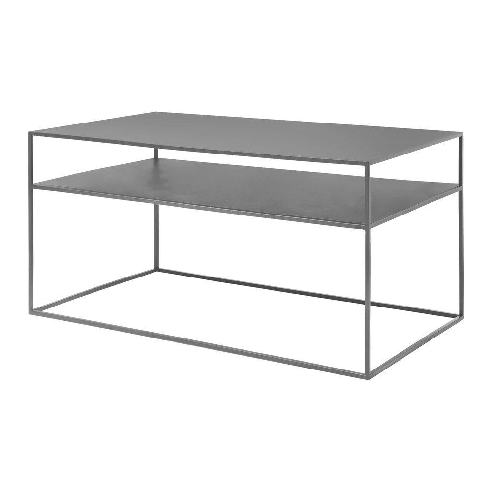 Tmavě šedý kovový konferenční stolek 50x90 cm Fera – Blomus v:1555278
