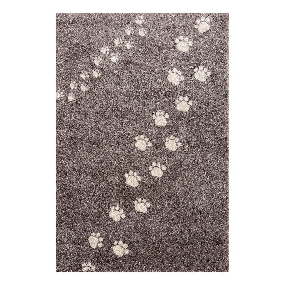 Šedý koberec Art For Kids Footprints, 100 x 150 cm v:826020