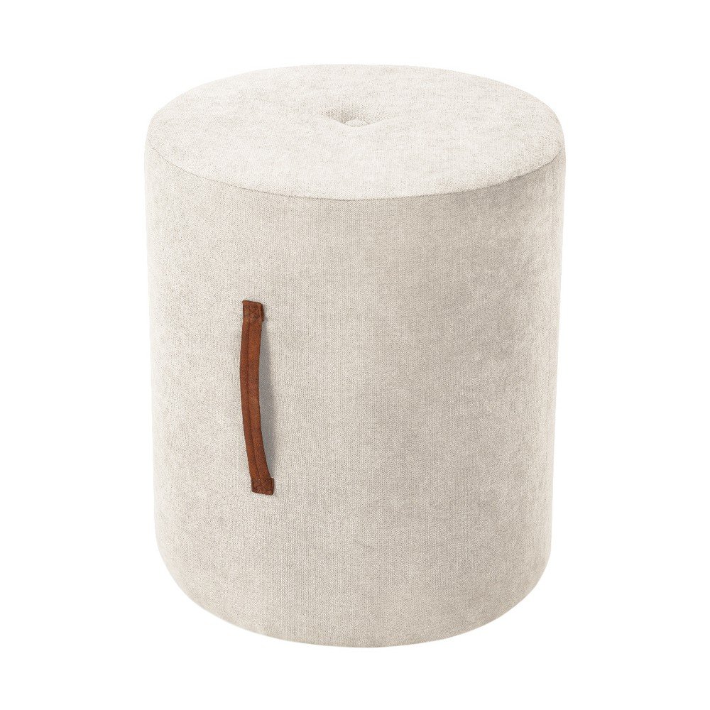 Světle béžový puf Kooko Home Motion, ø 40 cm v:1276020