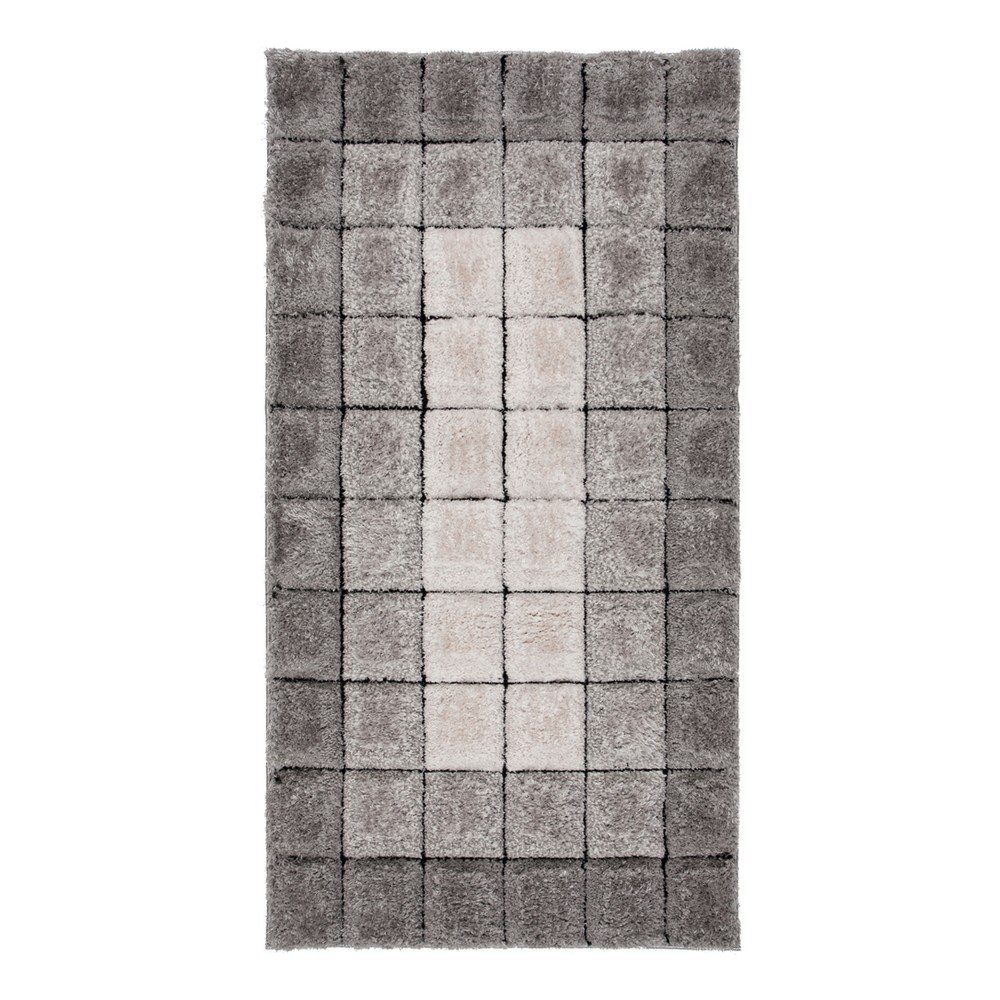 Šedý koberec Flair Rugs Cube, 80 x 150 cm v:1250986