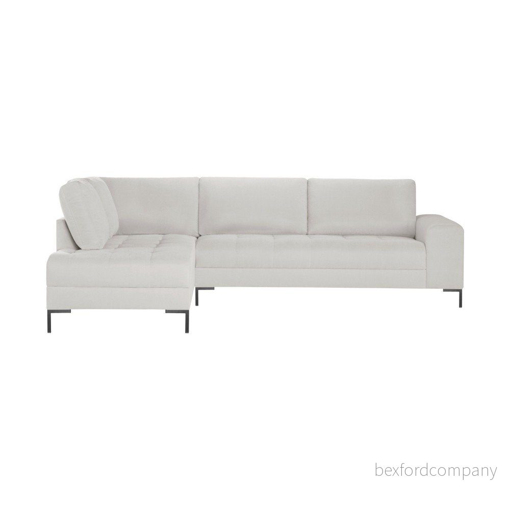 Bílá rohová pohovka Guy Laroche Home Harmony XL, levý roh v:824080