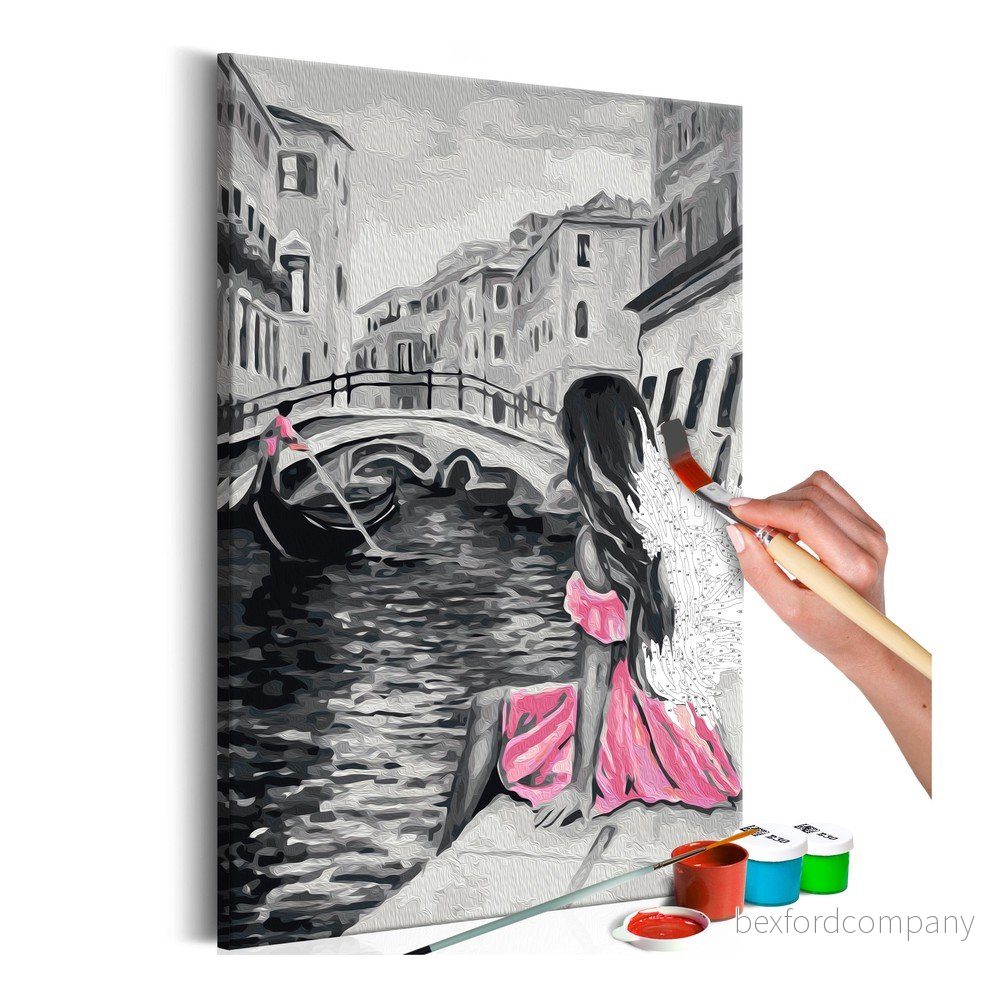 DIY set na tvorbu vlastního obrazu na plátně Artgeist Venice, 40 x 60 cm v:1079170