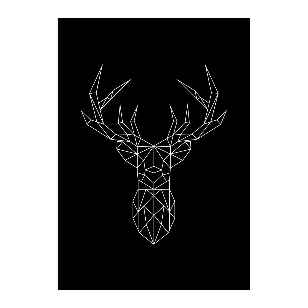 Plakát Imagioo Polygon Deer, 40 x 30 cm v:1269074