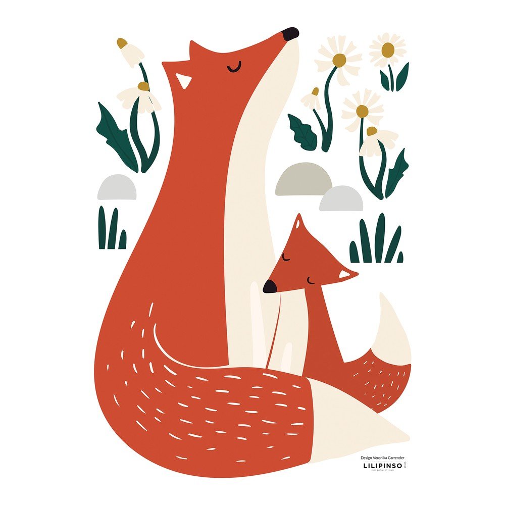 Arch samolepek 30×42 cm Fox Family – Lilipinso v:1612356 Arch samolepek 30×42 cm Fox Family – Lilipinso v:1612356