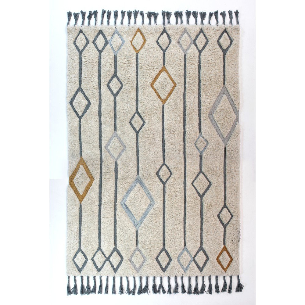 Béžový ručně tkaný koberec Flair Rugs Solitaire Beau, 160 x 230 cm v:1273218