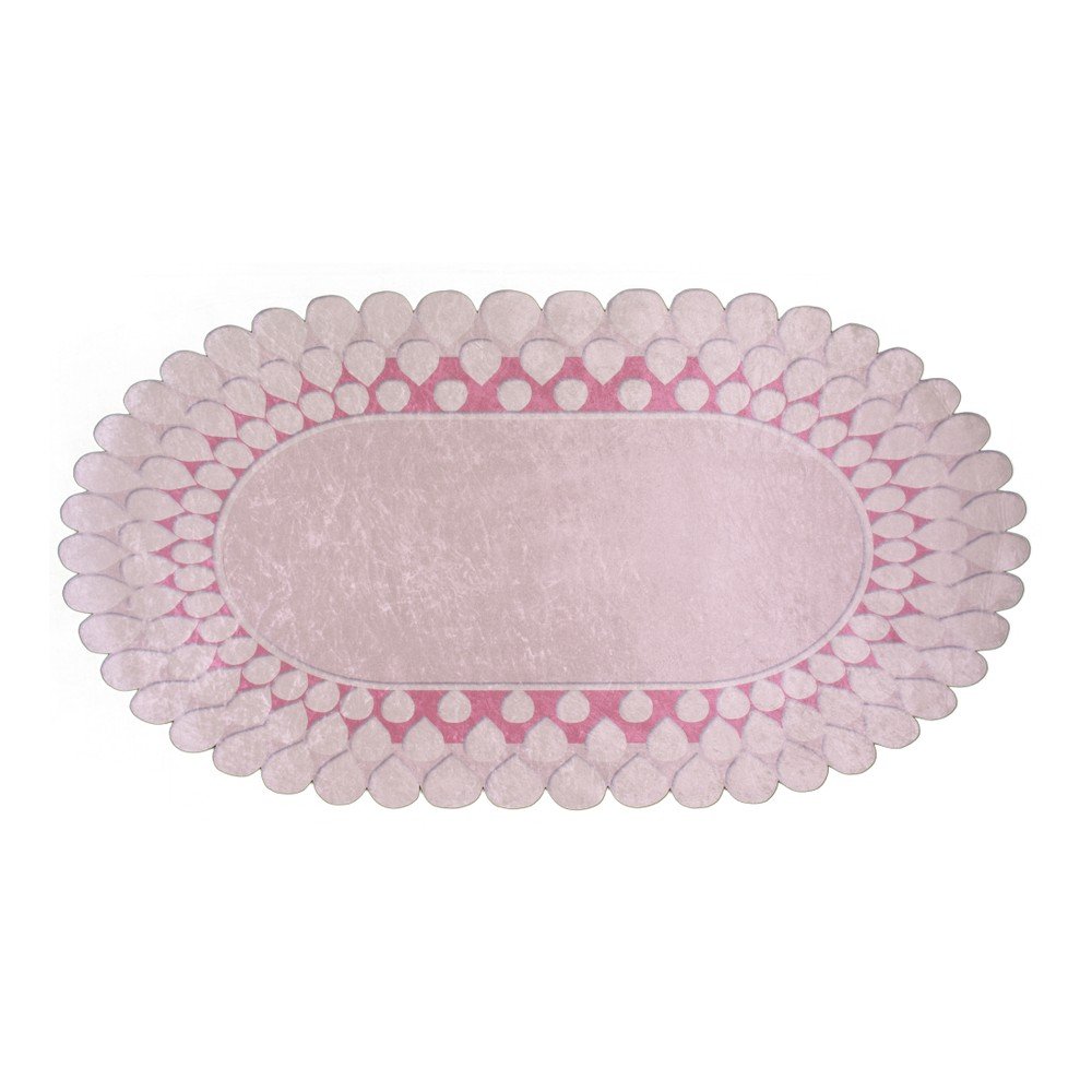 Koberec Vitauss Zinno Oval Pembe, 80 x 150 cm v:1075966