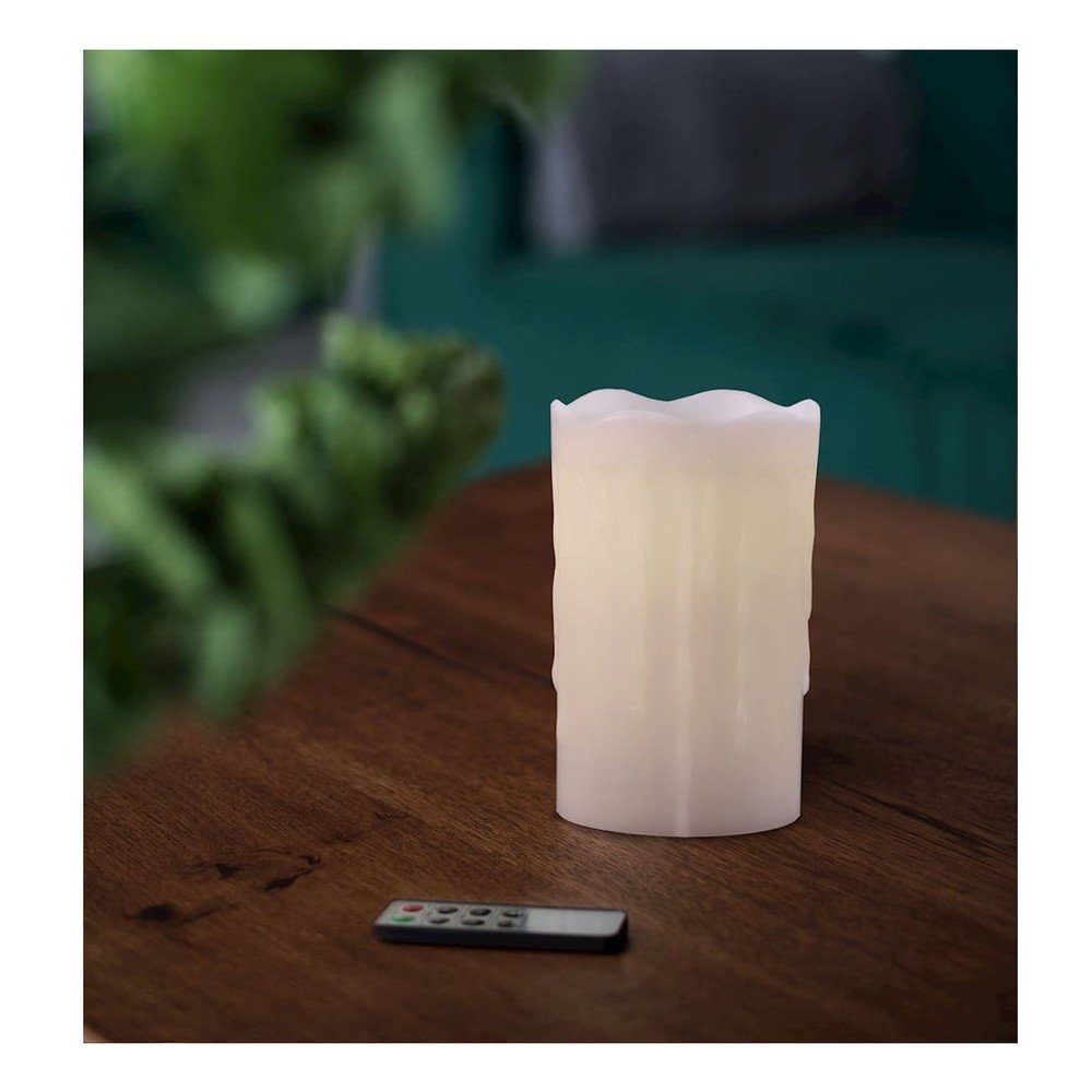 Sada 3 LED svíček s dálkovým ovládáním DecoKing Drip, výška 12,5 cm v:1183136