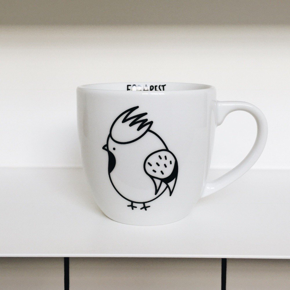 Hrnek FOR.REST Design Waxwing, 300 ml v:1126952