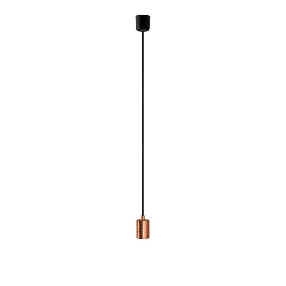 Černý závěsný kabel s objímkou v měděné barvě Bulb Attack Cero v:885954