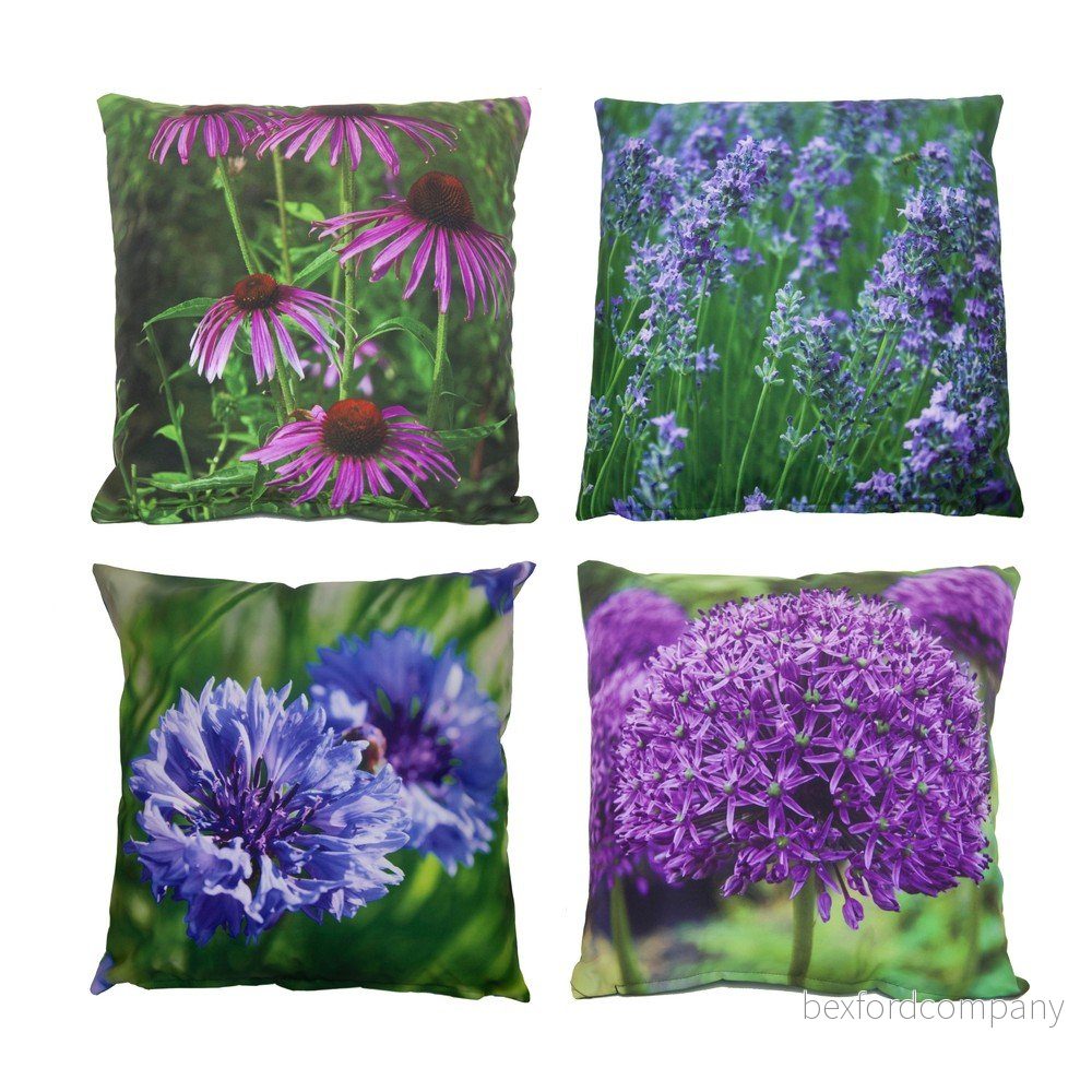 Sada 4 polštářů vhodných i do exteriéru Esschert Design Outdoor, 49 x 49 cm v:1354839