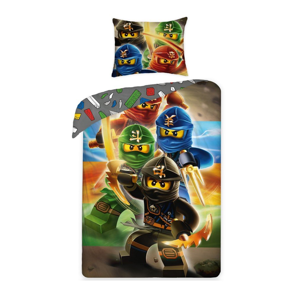 Dětské bavlněné povlečení Halantex Lego Ninjago, 140 x 200 cm v:1316064