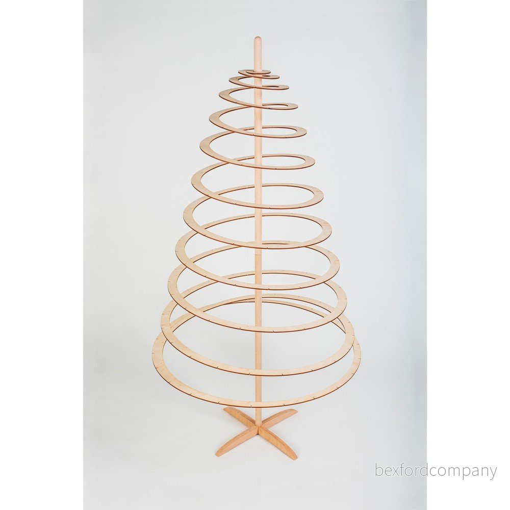 Dřevěný dekorativní vánoční stromek Spira Large, výška 138 cm v:1386207