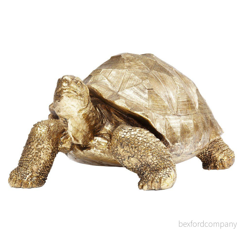 Dekorativní soška želvy ve zlaté barvě Kare Design Turtle v:1320960