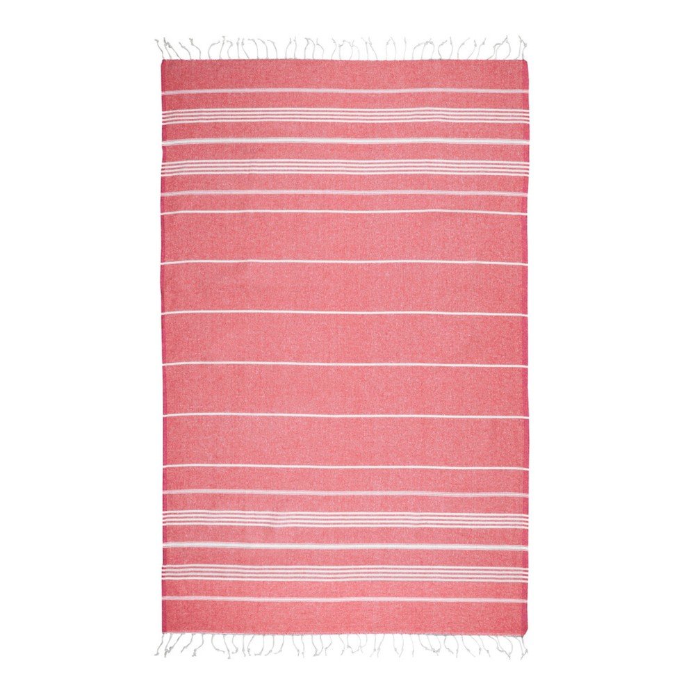 Červená osuška s příměsí bavlny Kate Louise Cotton Collection Classic Red, 100 x 180 cm v:1254802