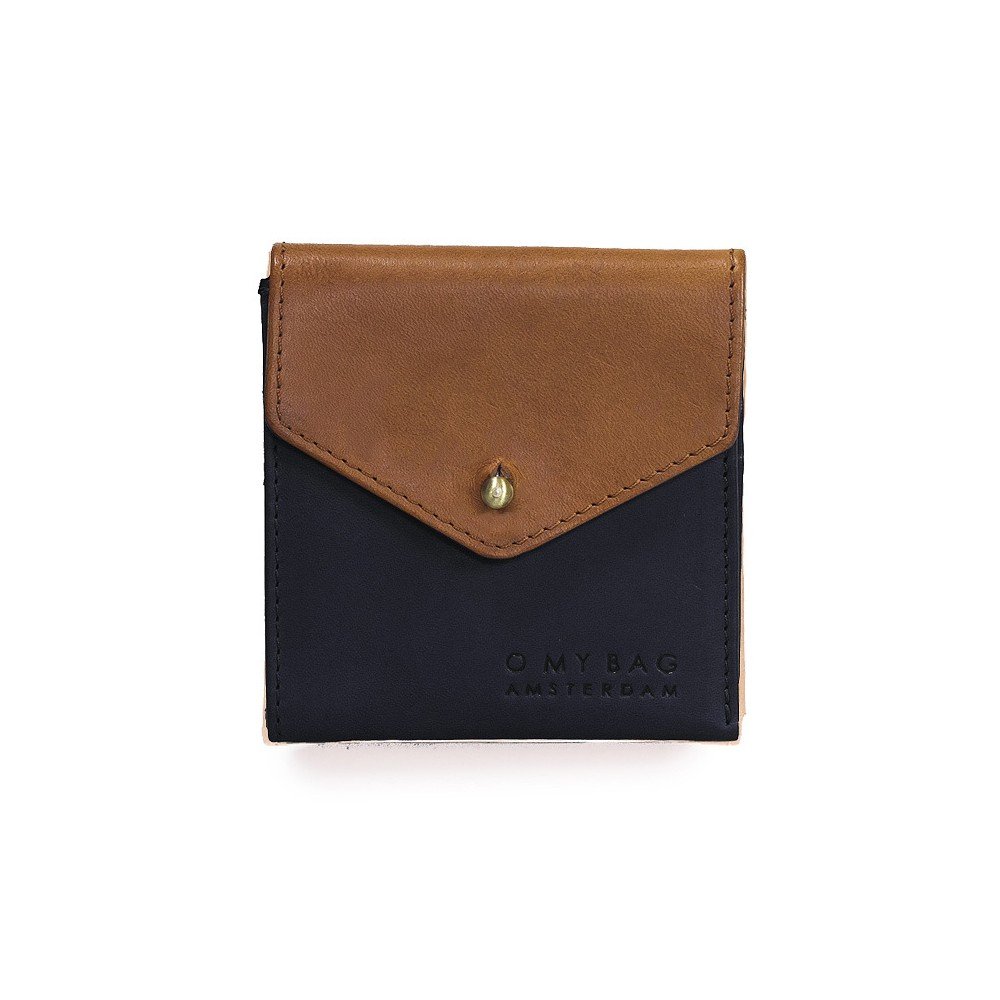 Hnědočerná kožená peněženka O My Bag Georgies v:856338