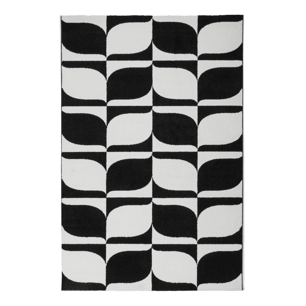 Černobílý koberec Obsession My Black & White Kresso, 120 x 170 cm v:1093146