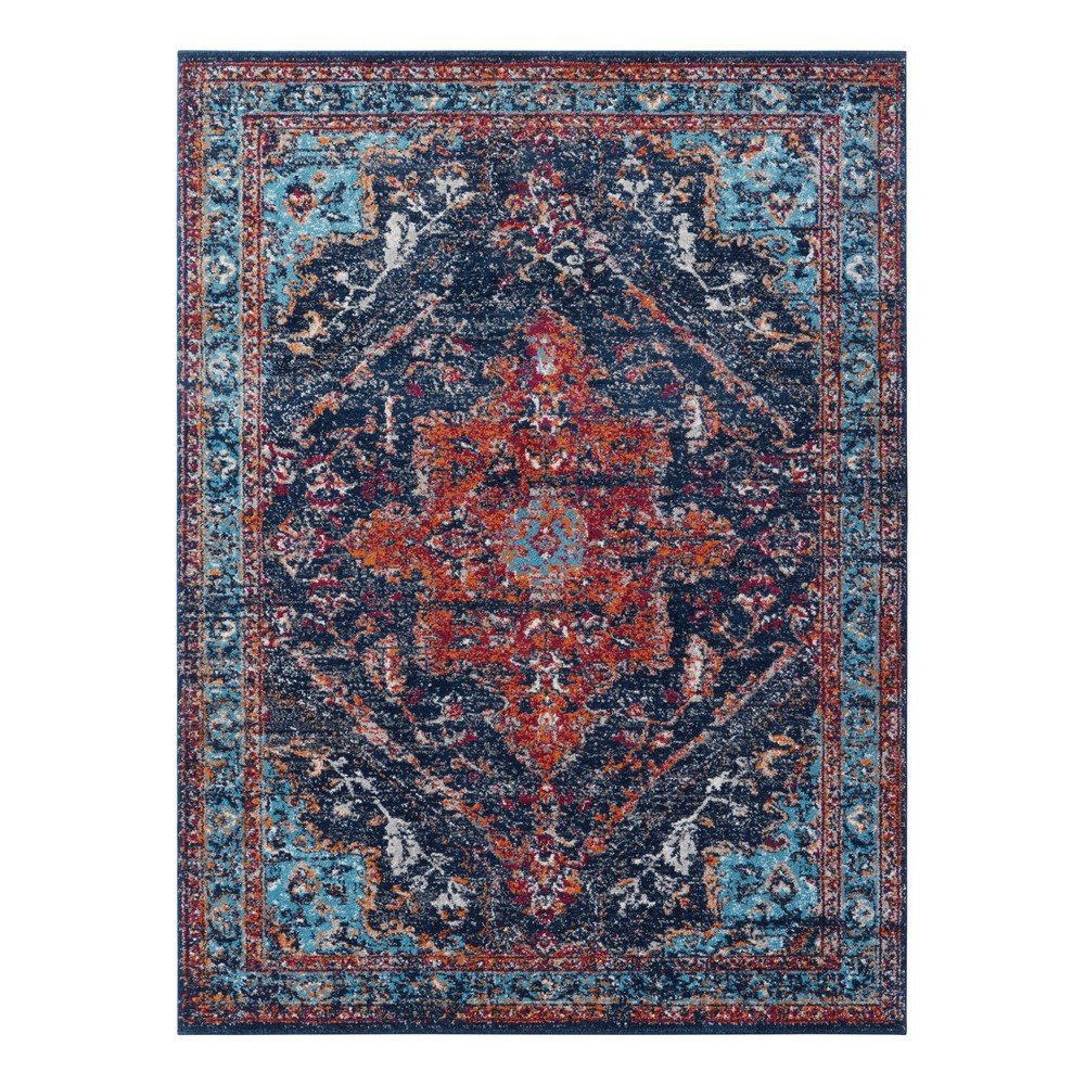 Tmavě modro-červený koberec Nouristan Azrow, 200 x 290 cm v:1331912