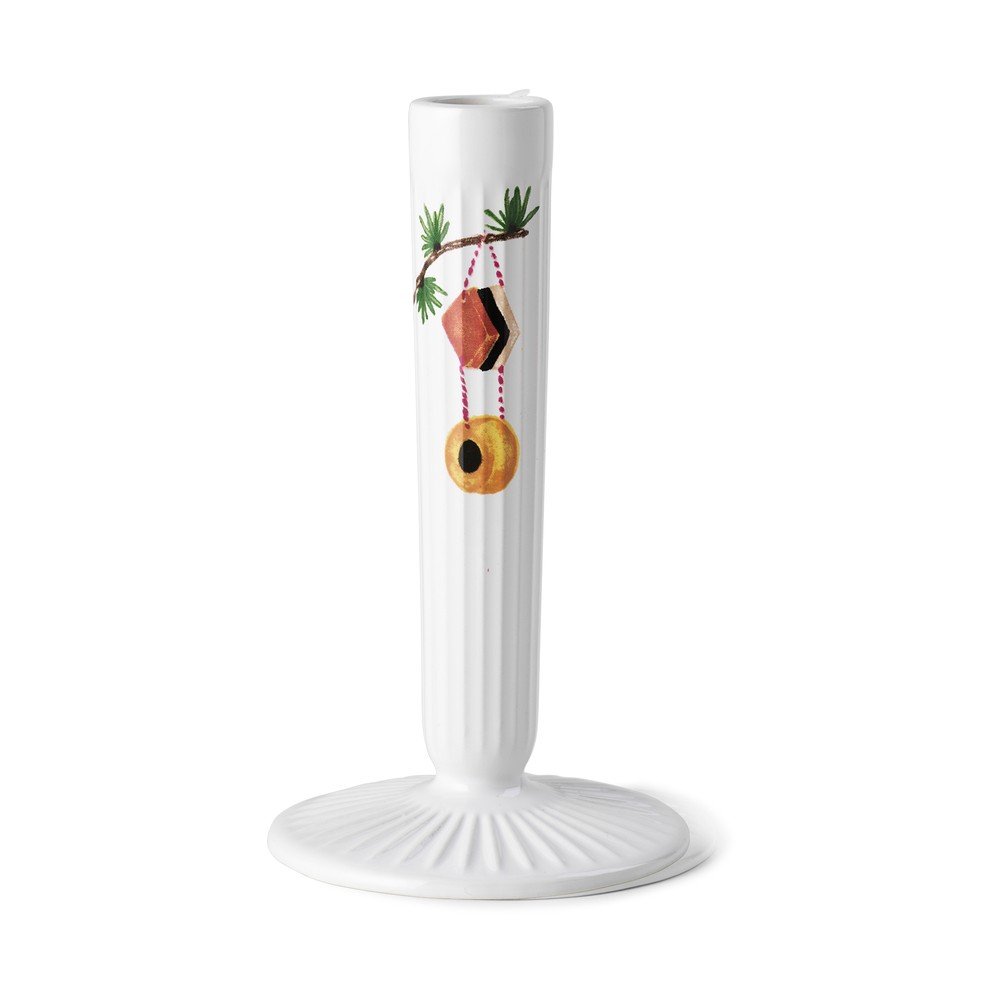 Bílý keramický vánoční svícen Kähler Design Hammershøi, výška 16 cm v:1434015