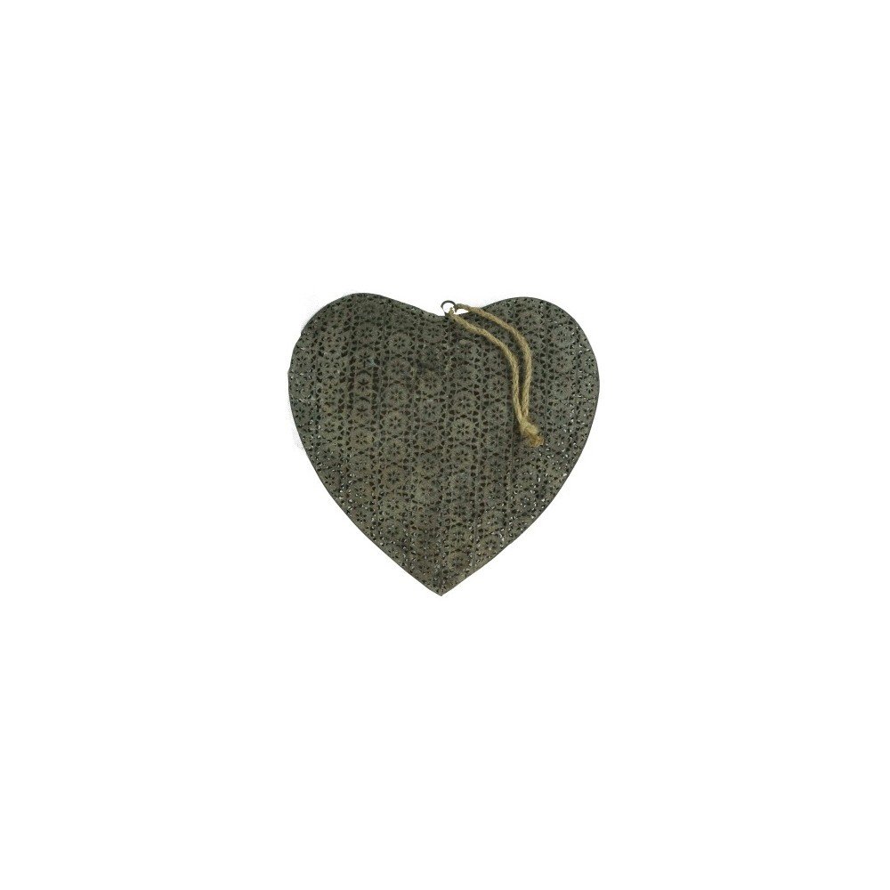 Závěsná dekorace Antic Line Heart, 36 x 36 cm v:878004