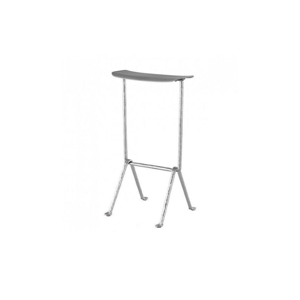 Šedá barová židle Magis Officina, výška 75 cm v:1306216