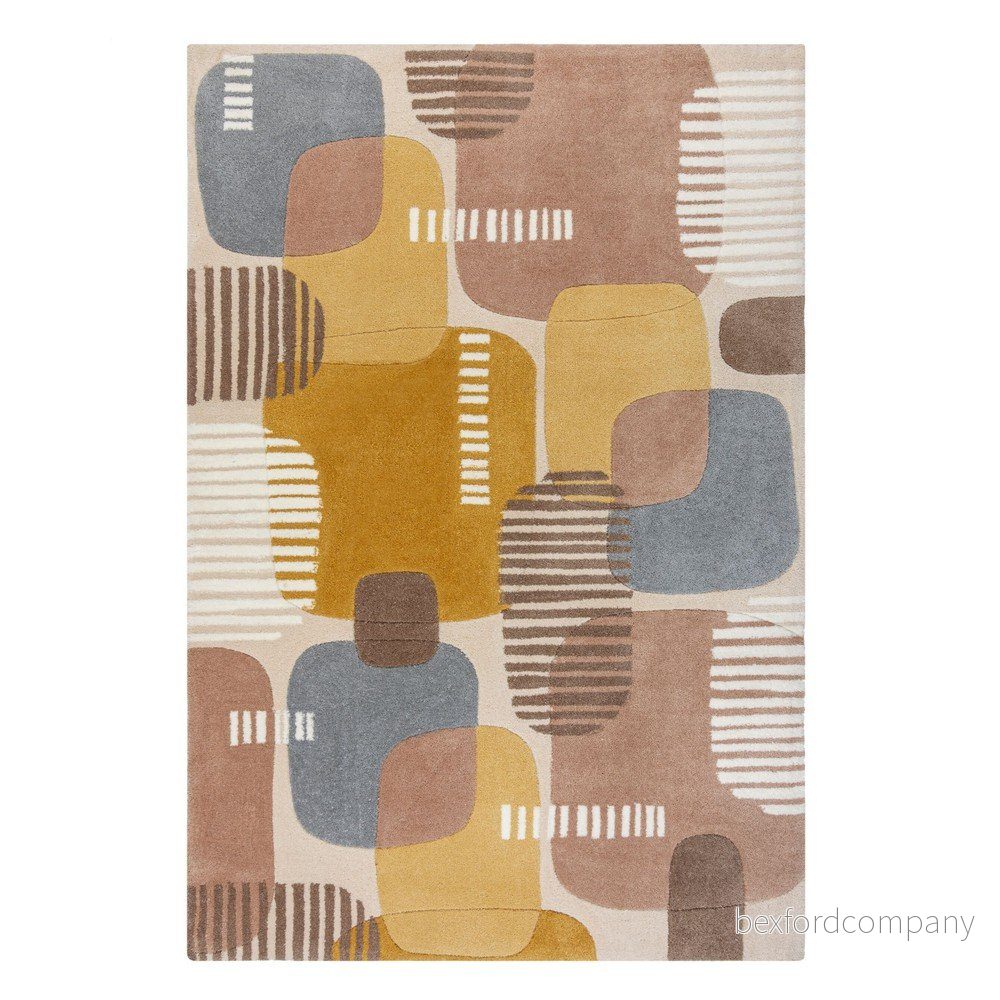 Šedo-žlutý koberec Flair Rugs Pop, 120 x 170 cm v:1399411