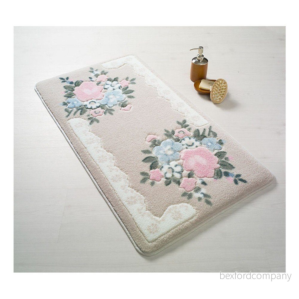 Růžová předložka do koupelny Confetti Bathmats June, 50 x 57 cm v:895894