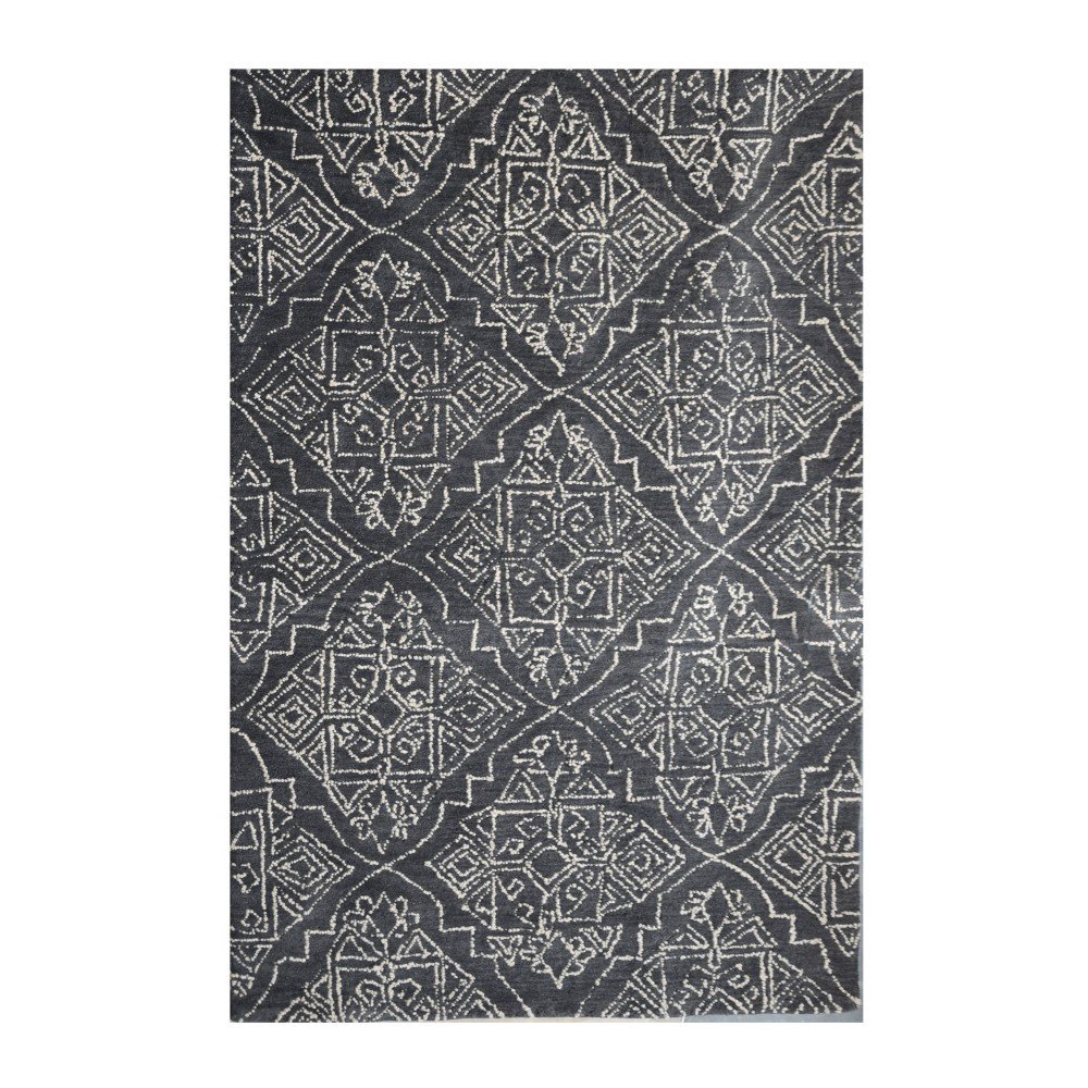 Ručně vyráběný koberec The Rug Republic Devon Charcoal, 160 x 230 cm v:1063336