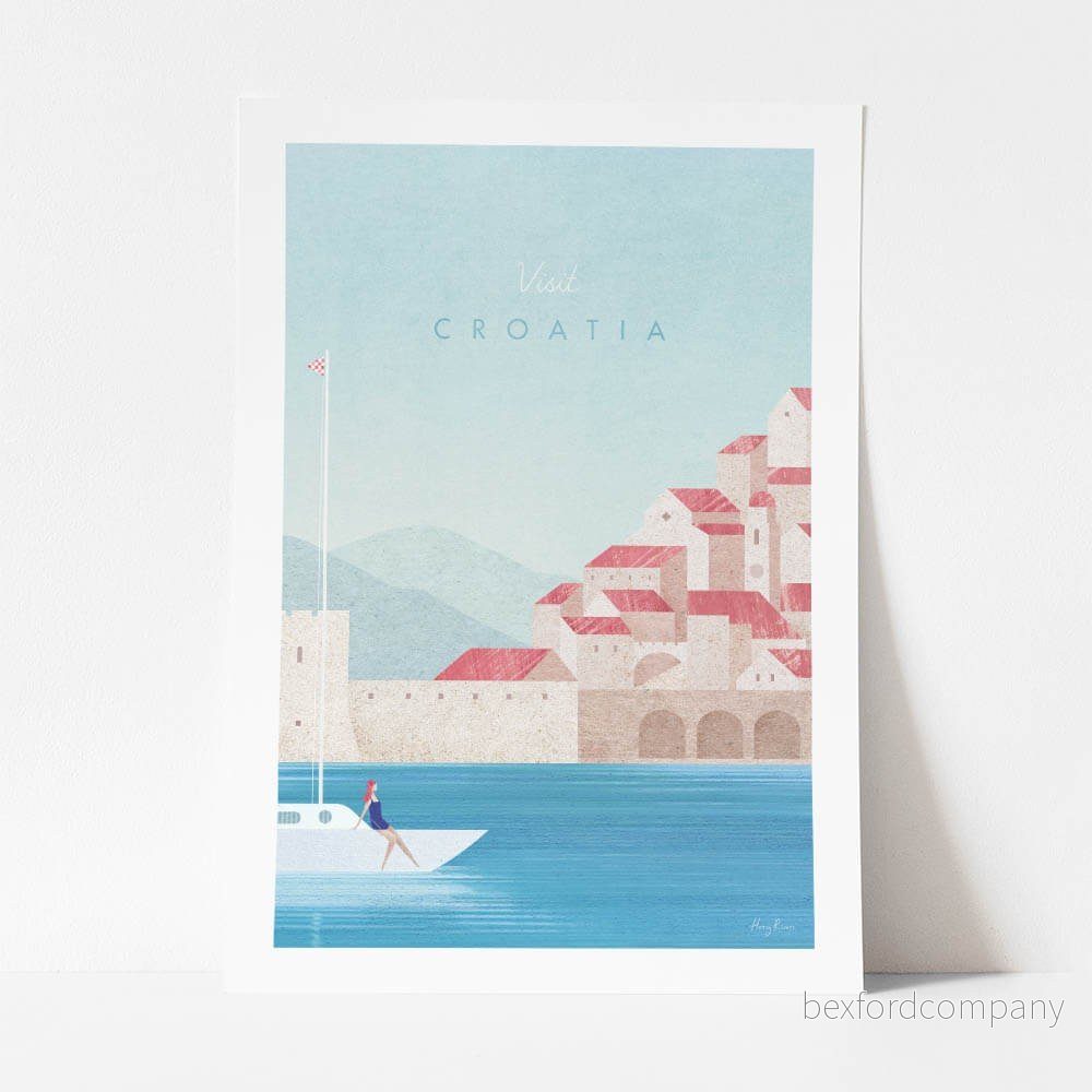 Plakát Travelposter Croatia, 50 x 70 cm v:1404573