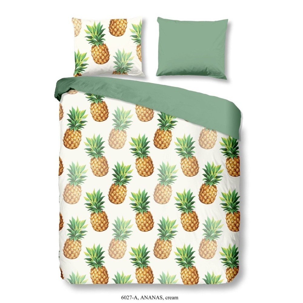 Bavlněné povlečení na dvoulůžko Good Morning Premento Ananas, 200 x 200 cm v:1012834
