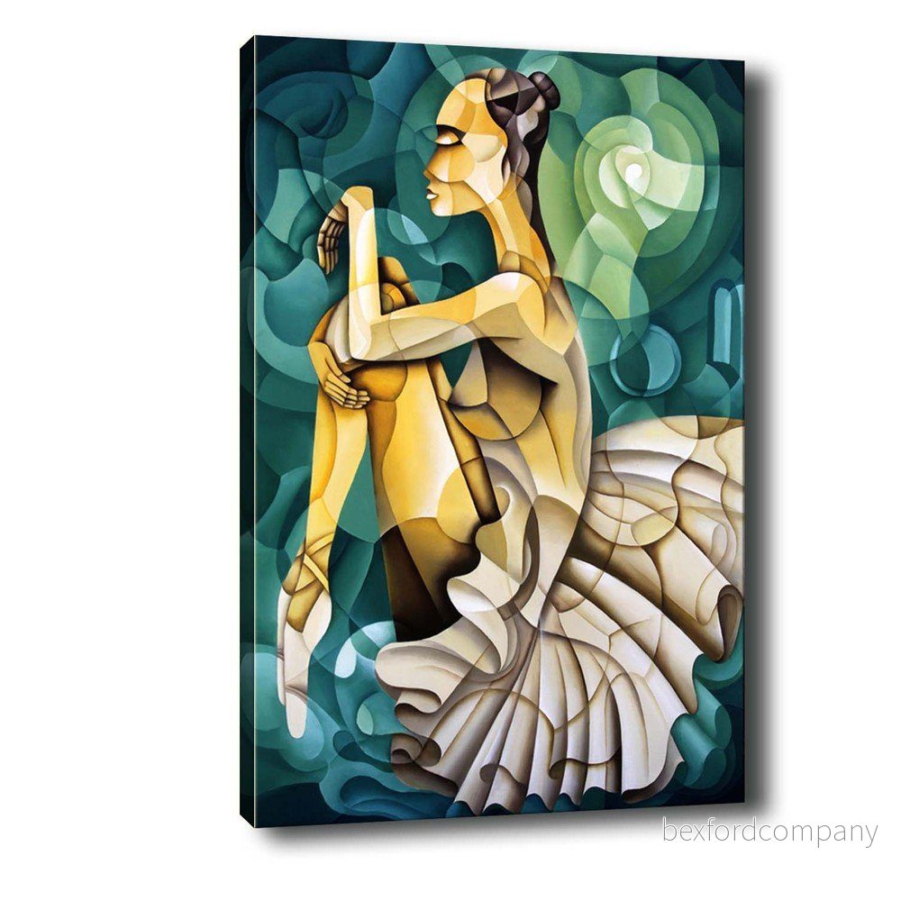 Obraz Tablo Center Geometric Ballerina, 100 x 140 cm v:1240934
