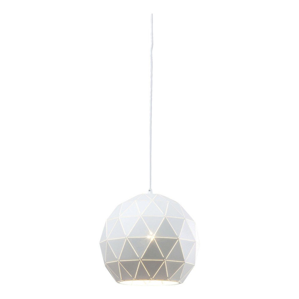 Bílé stropní svítidlo Kare Design Triangle, Ø 30 cm v:896764