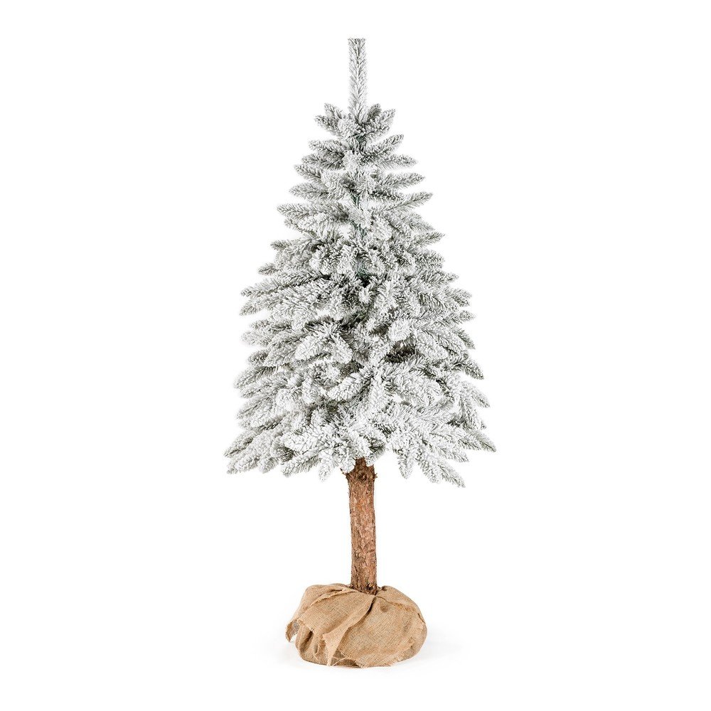 Umělý vánoční stromeček DecoKing Cecilia white on a stump, 1,5 m v:1366887
