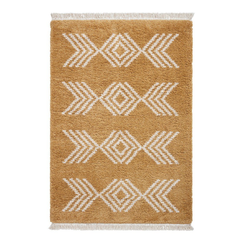 Žlutý koberec Think Rugs Boho Yellow, 120 x 170 cm v:1172458