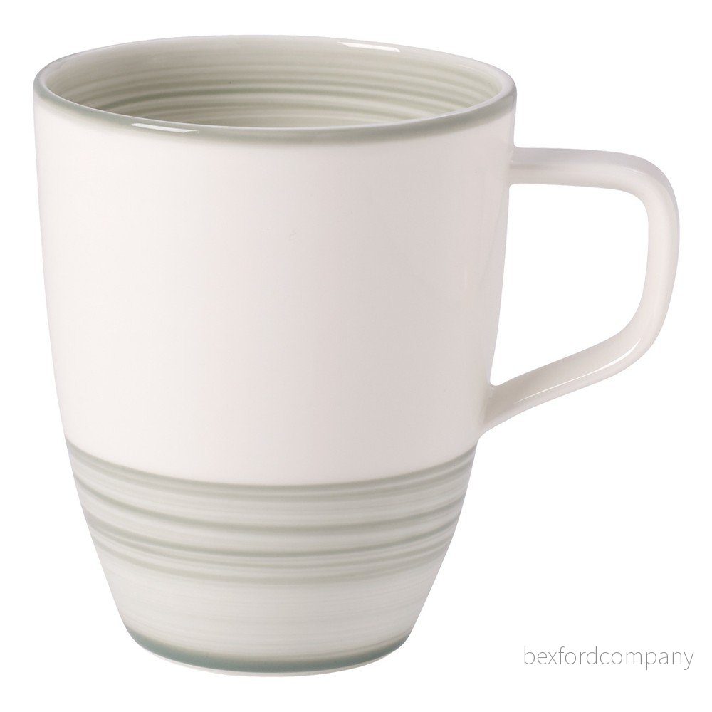 Bílo-zelený porcelánový hrnek Villeroy & Boch Artesano Nature, 0,38 l v:1327518