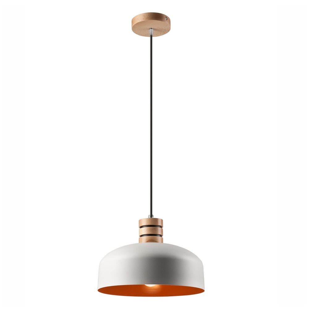Šedé závěsné svítidlo ø 30 cm Cosmo – LAMKUR v:1215630