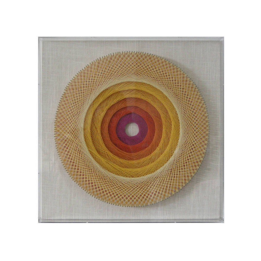 Ručně vyráběná nástěnná dekorace Vivorum Sun, 45 x 45 cm v:857924