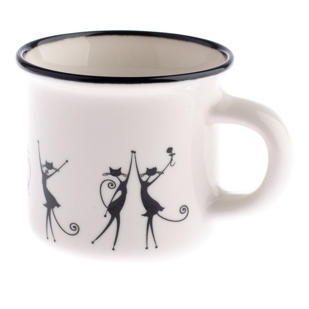 Porcelánový hrnek Dakls Cats Danny, 75 ml v:1287352