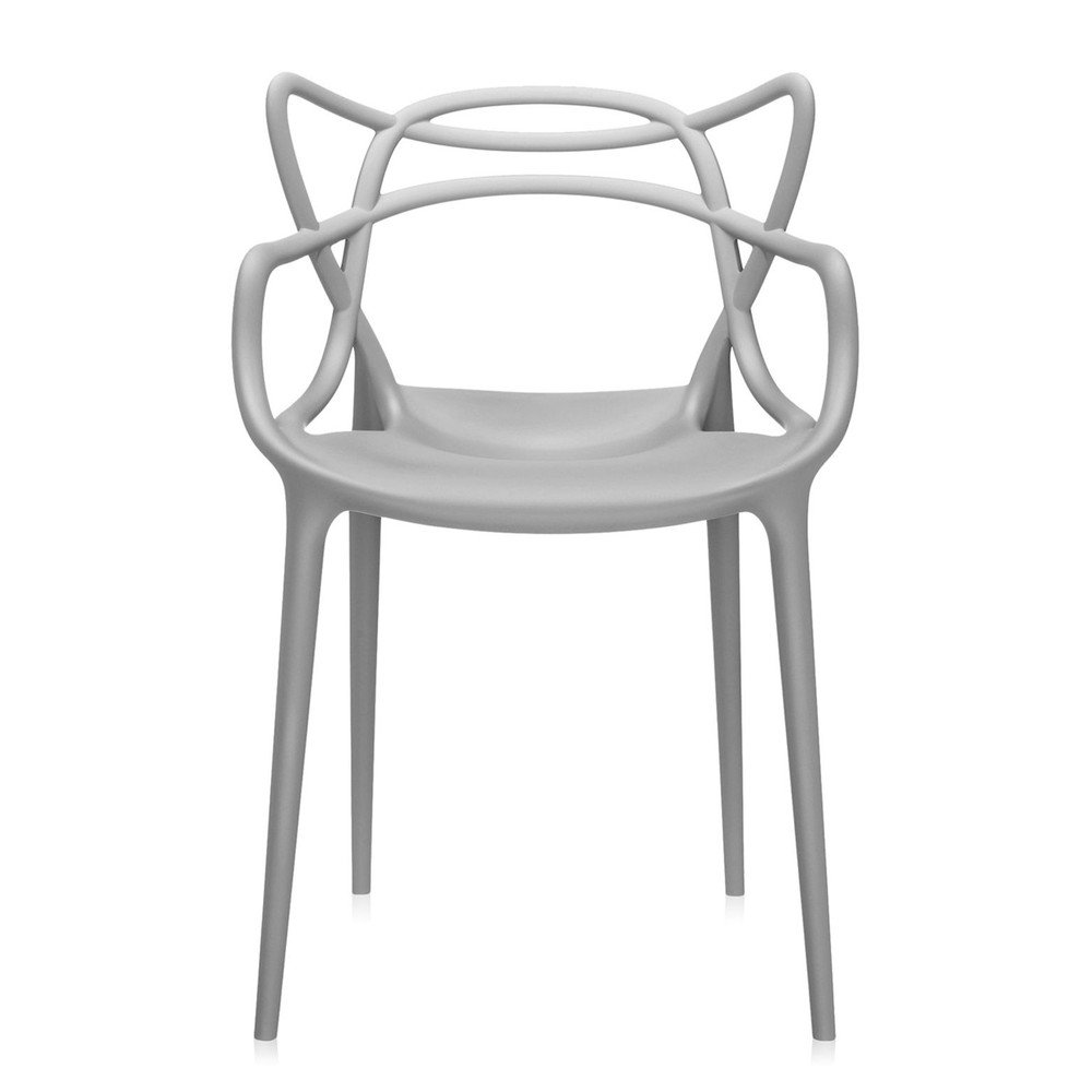 Šedá jídelní židle Kartell Masters v:925994