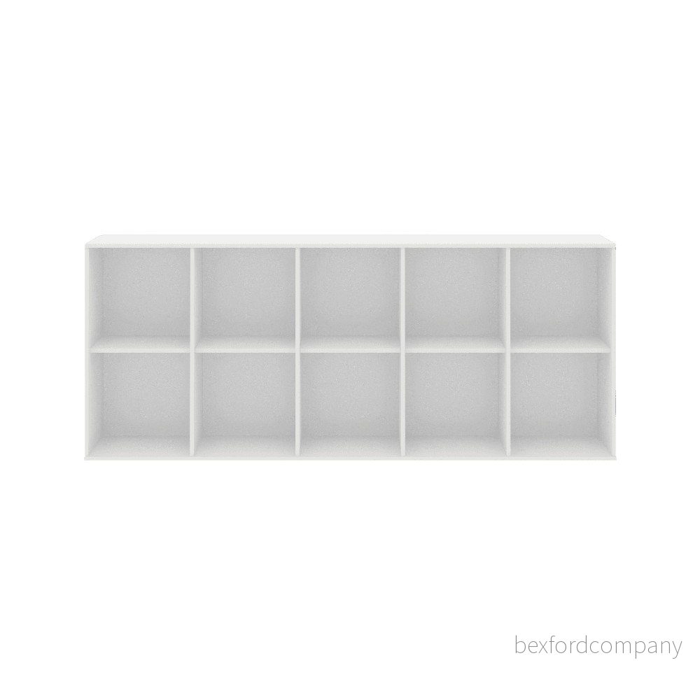 Bílý modulární policový systém 169×69 cm Mistral Kubus v:1524312