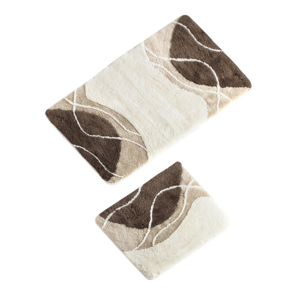 Sada 2 hnědých koupelnových předložek Diana Bath Mat Dento v:1156342