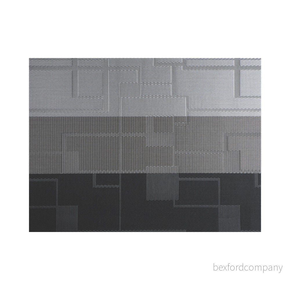 Šedé plastové prostírání Tiseco Home Studio Chiné Stripe, 30 x 45 cm v:1280968
