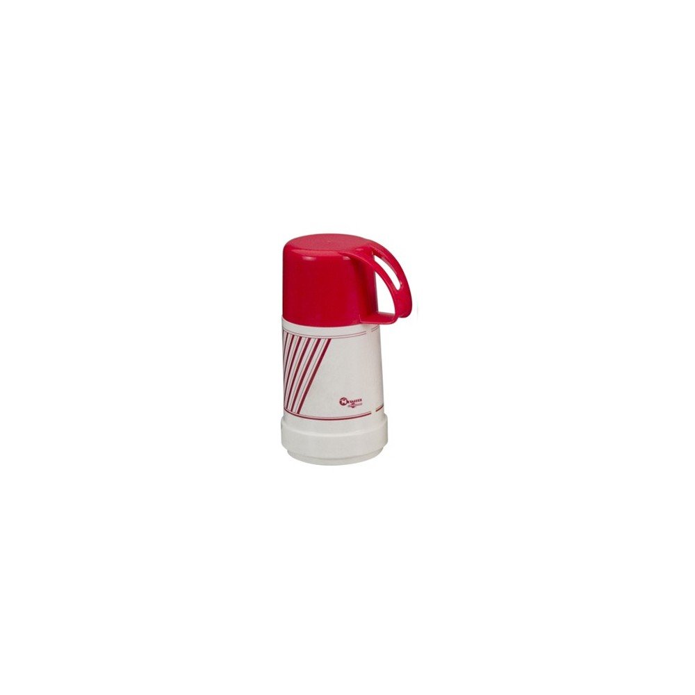 Červeno-bílá termo láhev Metaltex Vacuum, 250 ml v:1047894