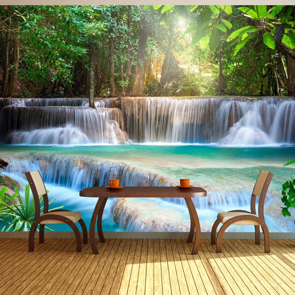 Velkoformátová tapeta Artgeist Waterfalls, 350 x 245 cm v:1102488
