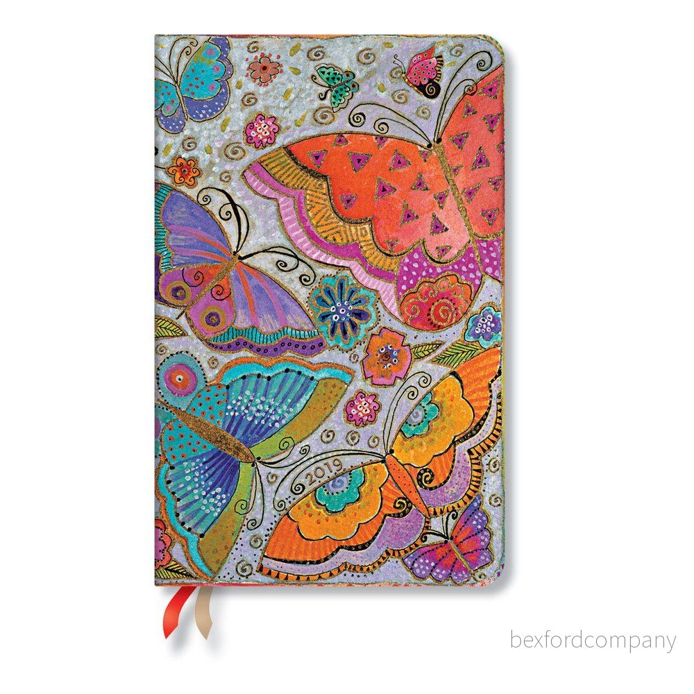 Diář na rok 2019 Paperblanks Flutterbyes, 13,5 x 21 cm v:1136086