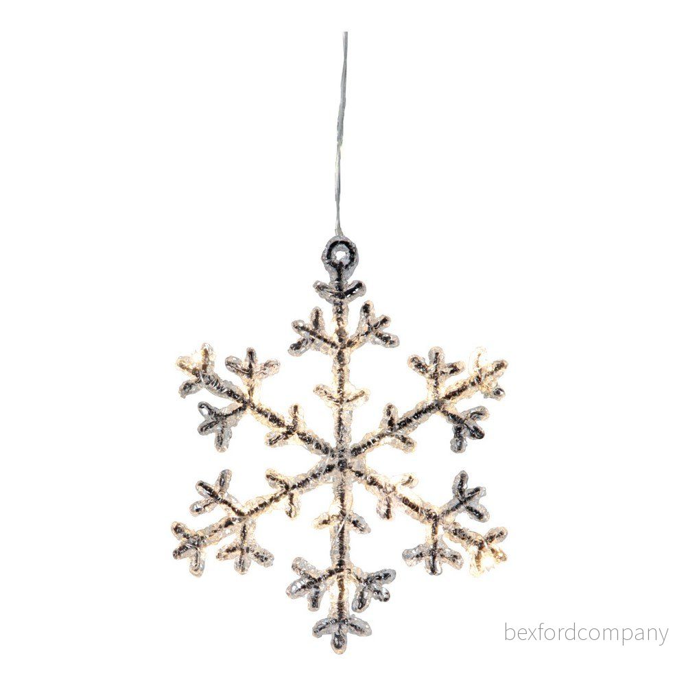 Svítící LED dekorace Best Season Icy Snowflake, 18 cm v:928786