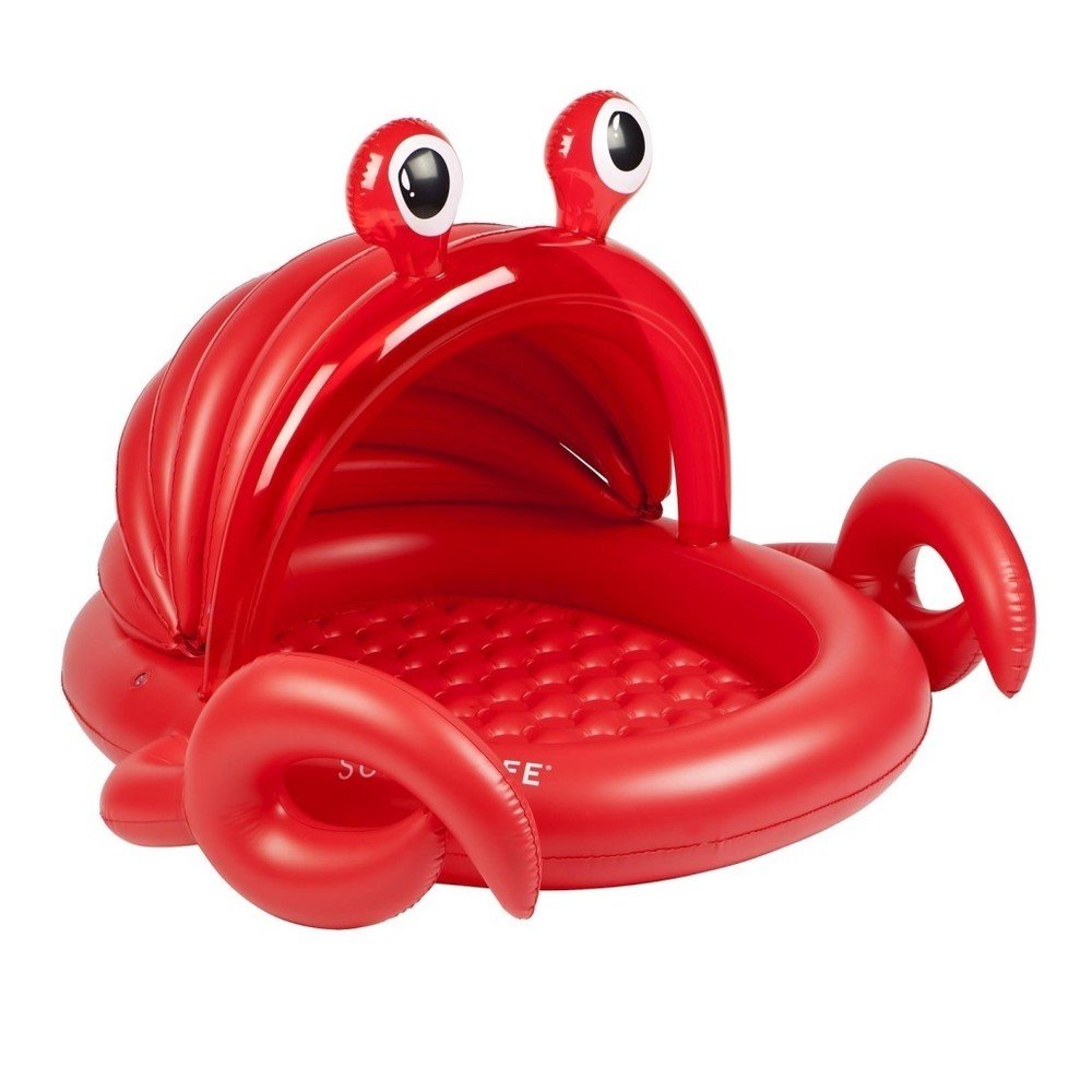Dětský nafukovací bazének se stínítkem Sunnylife Crabby v:1087200 Dětský nafukovací bazének se stínítkem Sunnylife Crabby v:1087200