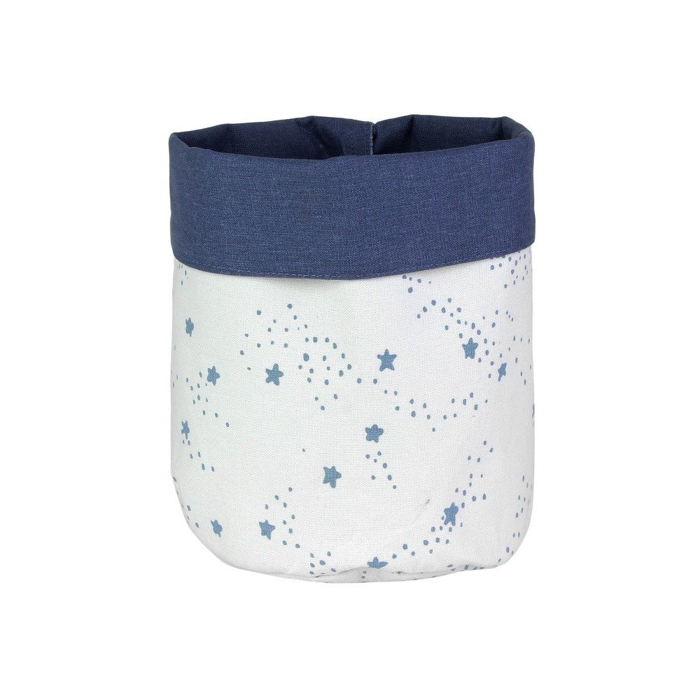 Modro-bílý dětský úložný koš s modrými hvězdičkami Art For Kids Stars v:825942