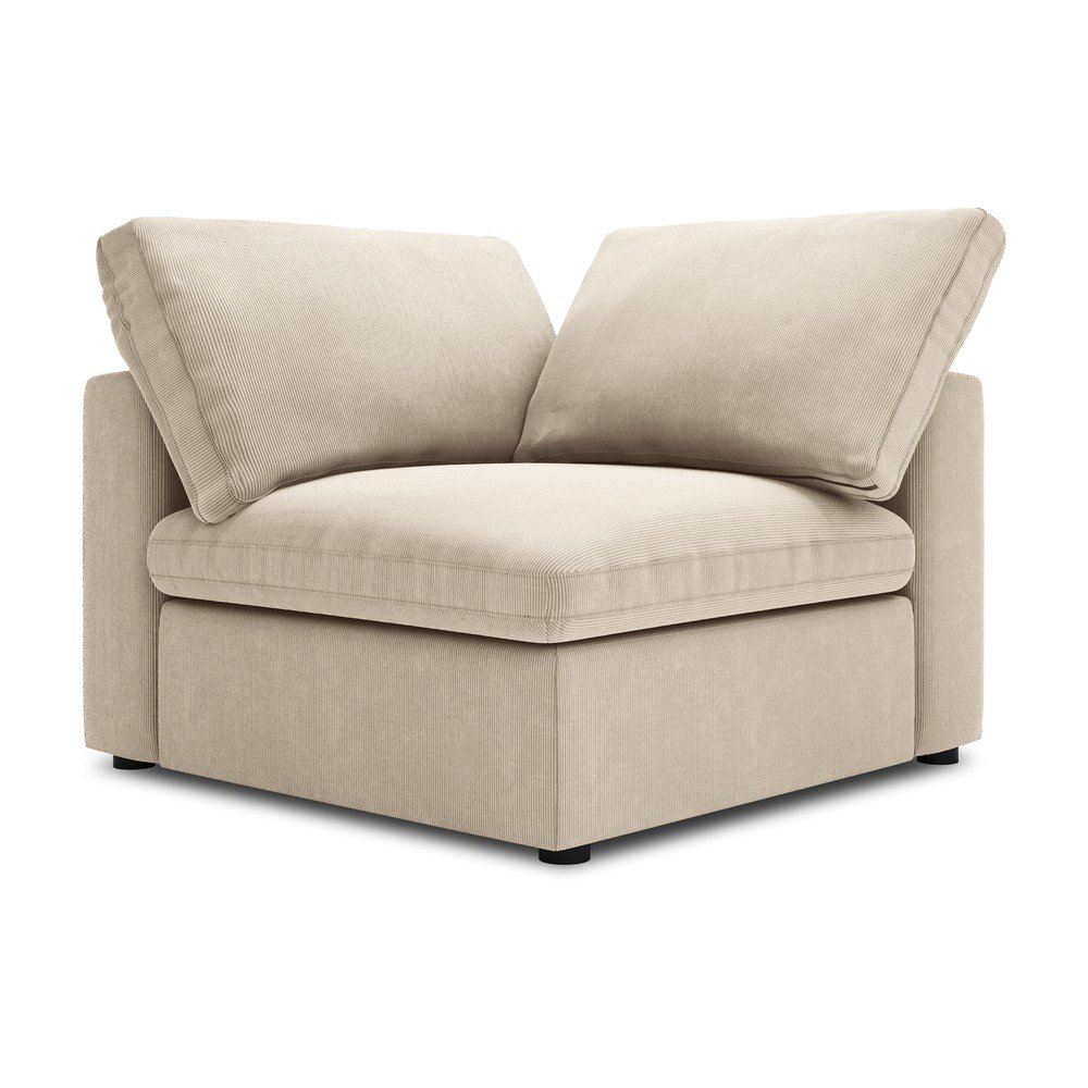 Béžová oboustranná rohová část modulární manšestrové pohovky Windsor & Co Sofas Galaxy v:1374505
