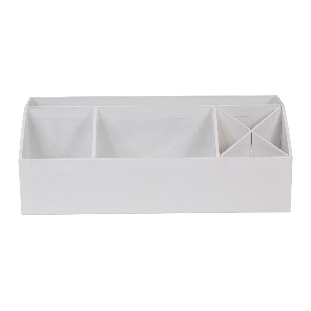 Bílý stolní organizér na psací pomůcky Bigso, 33,5 x 12,5 cm v:1072392