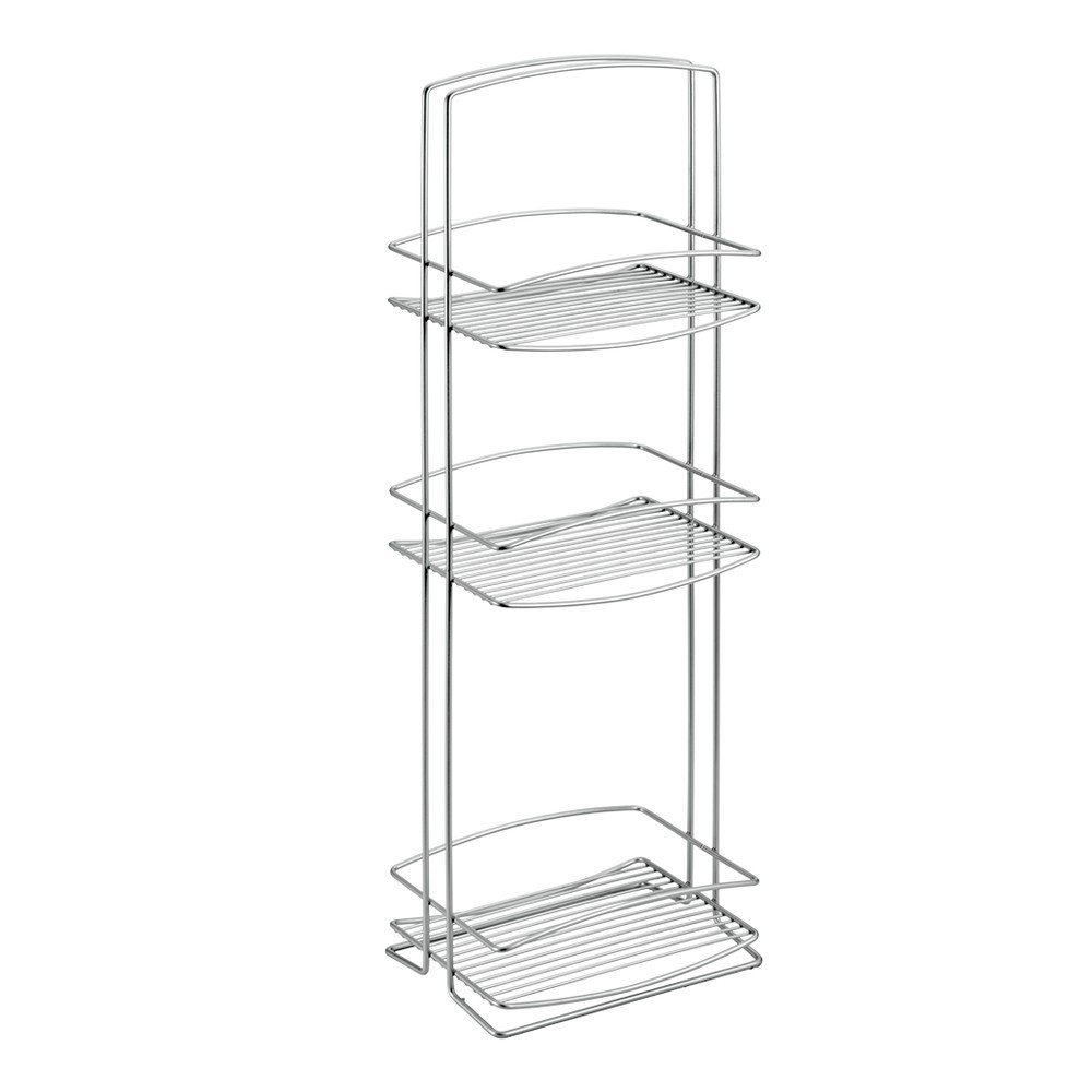 Třípatrový stojan do koupelny Metaltex Onda, výška 77 cm v:1176070